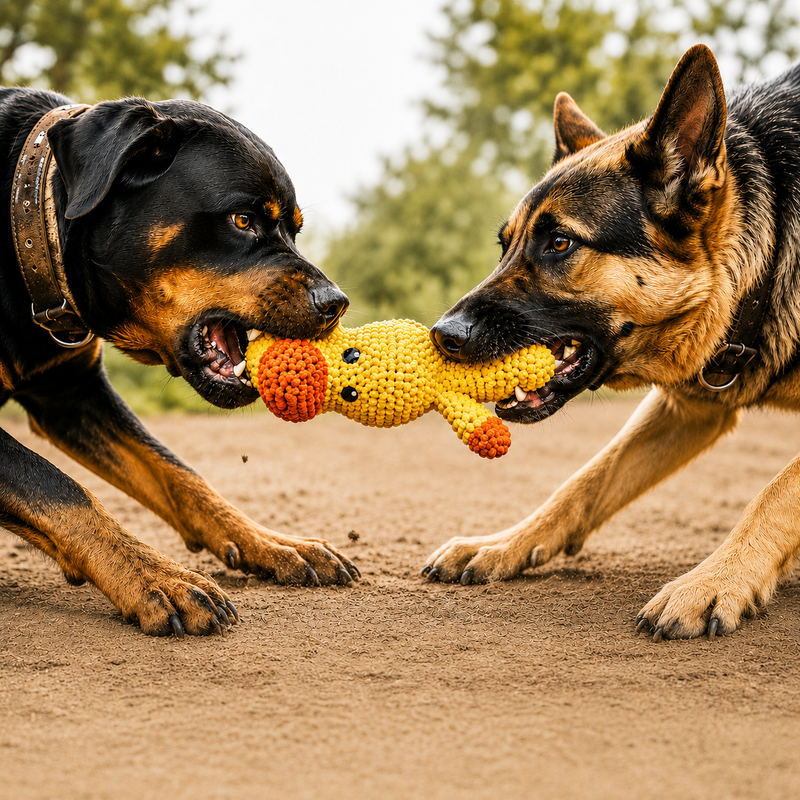 Die robuste Kuschel-Ente für Hunde, die kein Spielzeug schonen. 🐶❤️